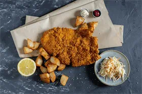 שניצל פירורי מצה של פסח