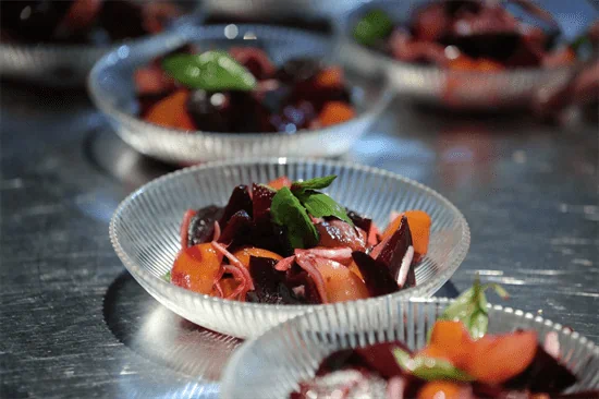 סלקים צבעוניים צרובים בכמון וכוסברה